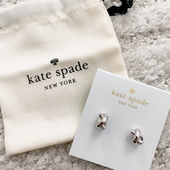 kate spade Jewelry - NWT! - Kate Spade New York Sailors Knot Studs in Silver